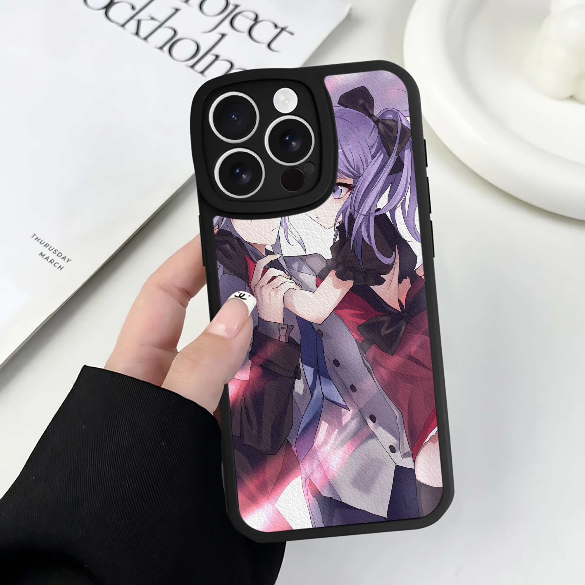 （画像用） 遊☆戯☆王 Yu-Gi-Oh! 【iPhone 16シリーズ対応】シリコンスマホケース（レザー調） 材質：シリコン